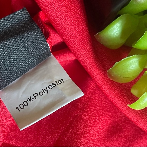 CurveSoul polka Dot V-Neck lantern sleeve midi Size 3X 22W 24W Plus-Size Dress - Picture 11 of 14